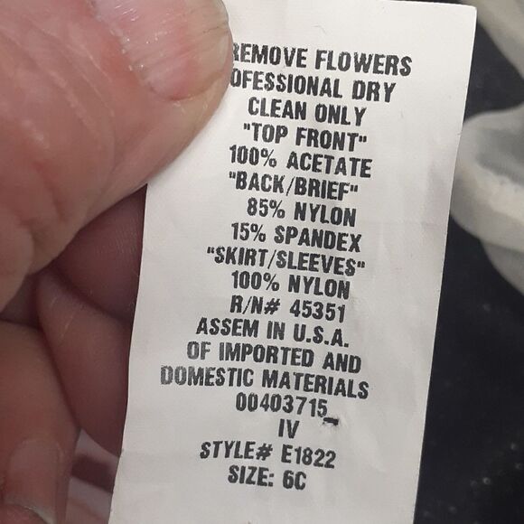 Munchkin costume Pretty in pink Curtain Call /leotard, size 6C/headpiece - Picture 6 of 8